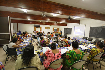 Chuuk Womens Council PreConference at the Truk Stop Hotel